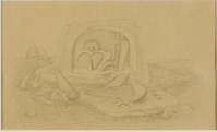KT 2022 065
          <br/>
          Zonder titel (fantasielandschap)
          <br/>
          <em>Ouborg, Pieter (1893-1956)</em>